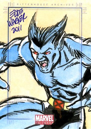 Rittenhouse Archives Marvel Universe Sketch Card  Edde Wagner