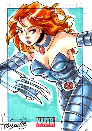 Rittenhouse Archives Marvel Universe Sketch Card  Hanie Mohd