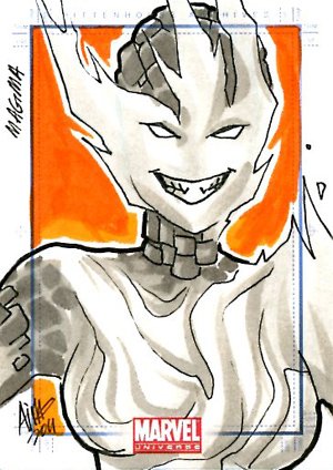 Rittenhouse Archives Marvel Universe Sketch Card  Irma Ahmed