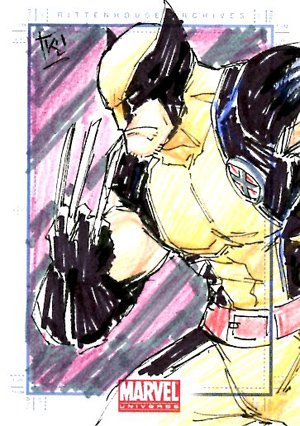 Rittenhouse Archives Marvel Universe Sketch Card  Kathryn A. Layno