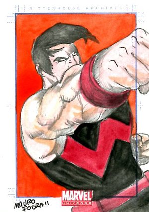 Rittenhouse Archives Marvel Universe Sketch Card  Mauro Fodra
