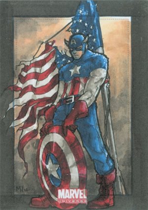 Rittenhouse Archives Marvel Universe Sketch Card  Meghan Hetrick-Murante