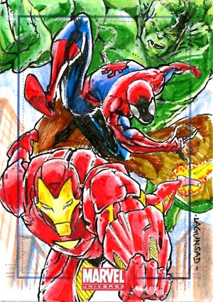 Rittenhouse Archives Marvel Universe Sketch Card  Rainier Lagunsad