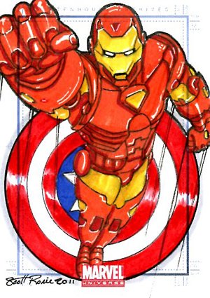 Rittenhouse Archives Marvel Universe Sketch Card  Scott Rorie