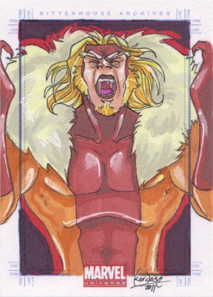 Rittenhouse Archives Marvel Universe Sketch Card  Stacey Kardash