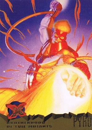 Fleer X-Men '95 Fleer Ultra Base Card 60 Pyro