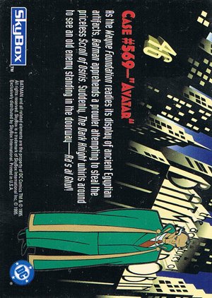 SkyBox The Adventures of Batman & Robin Base Card 46 As the Wayne Foundation readies its disp
