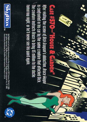 SkyBox The Adventures of Batman & Robin Base Card 67 After visiting the scene of Dick Grayson