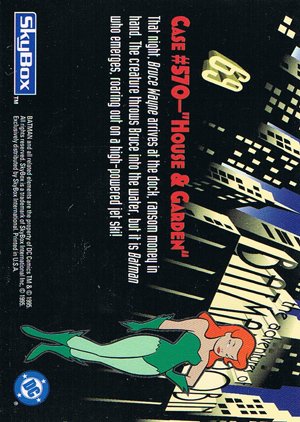 SkyBox The Adventures of Batman & Robin Base Card 69 That night, Bruce Wayne arrives at the d