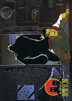SkyBox The Adventures of Batman & Robin Base Card 66 In his dorm room at Gotham State Univers