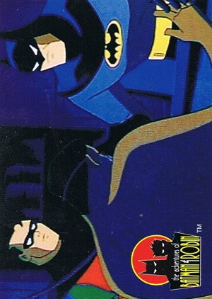 SkyBox The Adventures of Batman & Robin Base Card 70 After escaping the plant creature, Batma