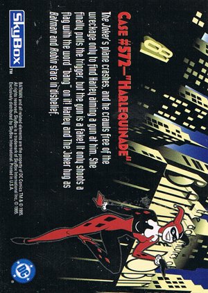 SkyBox The Adventures of Batman & Robin Base Card 81 The Joker's plane crashes, and he crawls