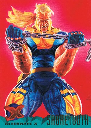 Fleer X-Men '95 Fleer Ultra Base Card 63 Sabretooth