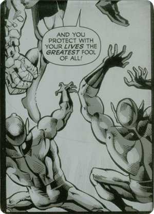 Upper Deck The Avengers: Kree-Skrull Wars Printing Plates 4-14b Black