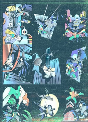 SkyBox The Adventures of Batman & Robin   Uncut R.A.S. Foil panel