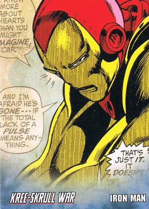 Upper Deck The Avengers: Kree-Skrull Wars Retro Card R-9 Iron Man