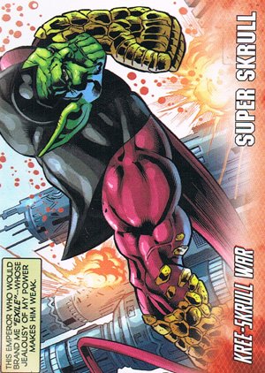 Upper Deck The Avengers: Kree-Skrull Wars Character Card 7 Super Skrull