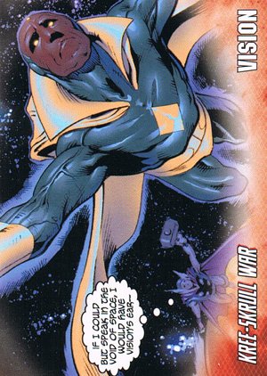Upper Deck The Avengers: Kree-Skrull Wars Character Card 9 Vision