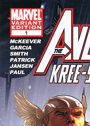Upper Deck The Avengers: Kree-Skrull Wars Cover Card V1 