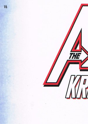 Upper Deck The Avengers: Kree-Skrull Wars Cover Card V6 