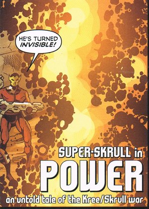 Upper Deck The Avengers: Kree-Skrull Wars Untold Tales: Power 4-2 
