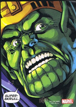 Upper Deck The Avengers: Kree-Skrull Wars Untold Tales: Power 4-7 