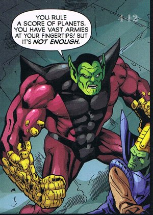 Upper Deck The Avengers: Kree-Skrull Wars Untold Tales: Power 4-12 