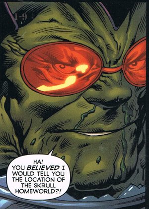 Upper Deck The Avengers: Kree-Skrull Wars Untold Tales: Sacrifice 1-9 