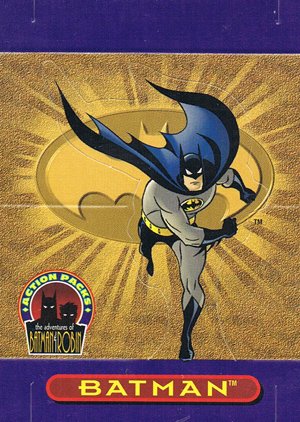 Fleer/Skybox Batman & Robin: Action Packs Pop-out Card P1 Batman
