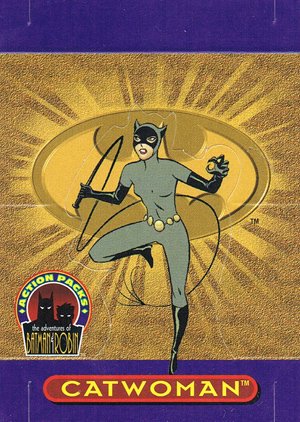 Fleer/Skybox Batman & Robin: Action Packs Pop-out Card P5 Catwoman