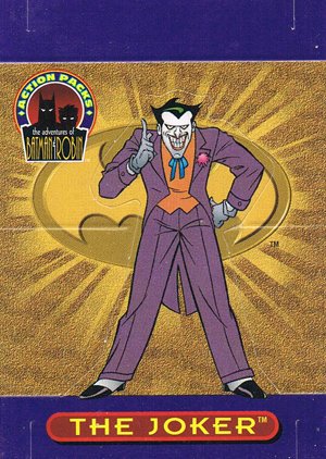 Fleer/Skybox Batman & Robin: Action Packs Pop-out Card P6 The Joker
