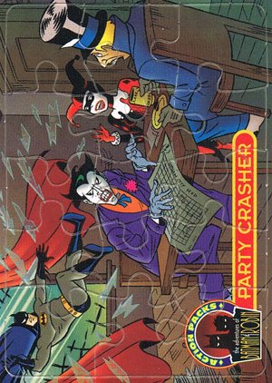 Fleer/Skybox Batman & Robin: Action Packs Puzzle Card Pz2 Party Crasher