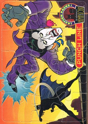Fleer/Skybox Batman & Robin: Action Packs Puzzle Card Pz4 Punch Line