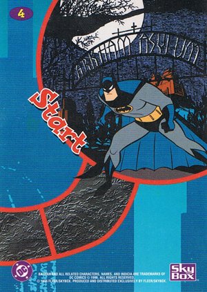 Fleer/Skybox Batman & Robin: Action Packs Base Card 4 Perfect Aim