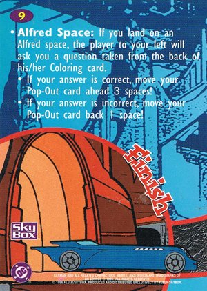 Fleer/Skybox Batman & Robin: Action Packs Base Card 9 Counterpunch!