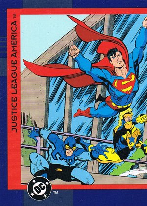 SkyBox DC Cosmic Teams Base Card 1 Justice League America