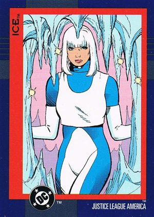 SkyBox DC Cosmic Teams Base Card 41 Ice (Justice League America)