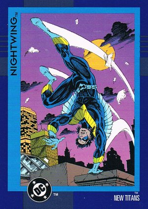 SkyBox DC Cosmic Teams Base Card 59 Nightwing (New Titans)