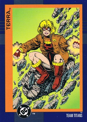 SkyBox DC Cosmic Teams Base Card 69 Terra (Team Titans)