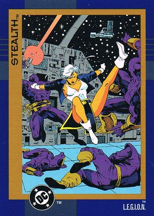 SkyBox DC Cosmic Teams Base Card 76 Stealth (L.E.G.I.O.N.)