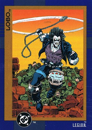 SkyBox DC Cosmic Teams Base Card 80 Lobo (L.E.G.I.O.N.)