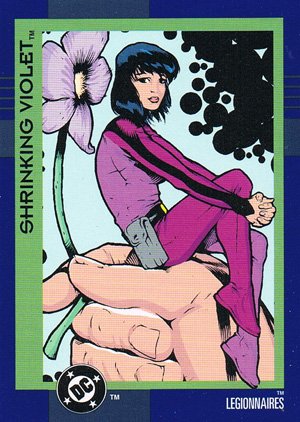 SkyBox DC Cosmic Teams Base Card 90 Shrinking Violet (Legionnaires)