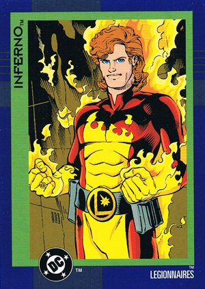 SkyBox DC Cosmic Teams Base Card 91 Inferno (Legionnaires)