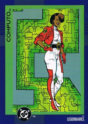 SkyBox DC Cosmic Teams Base Card 99 Computo (Legionnaires)