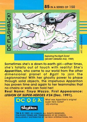 SkyBox DC Cosmic Teams Base Card 85 Apparition (Legionnaires)