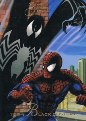 Fleer Marvel Annual Flair '94 Base Card 48 The Black Costume