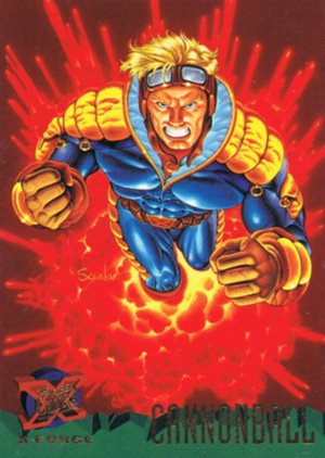 Fleer X-Men '95 Fleer Ultra Base Card 114 Cannonball