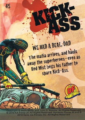 Dynamic Forces Kick-Ass Base Card 45 We Had a Deal, Dad