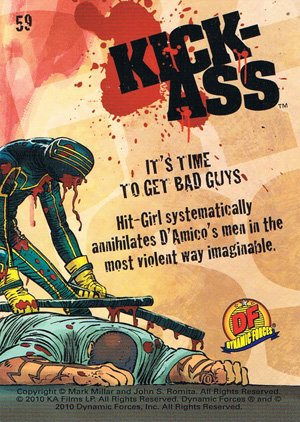 Dynamic Forces Kick-Ass Base Card 59 It's Time To Get Bad Guys