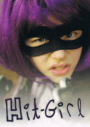 Dynamic Forces Kick-Ass Character-Signed Card  Hit-Girl (purple, full face)